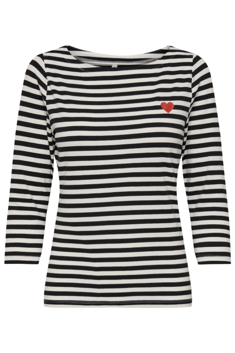 Only ecru dames t-shirt | Vooraanzicht