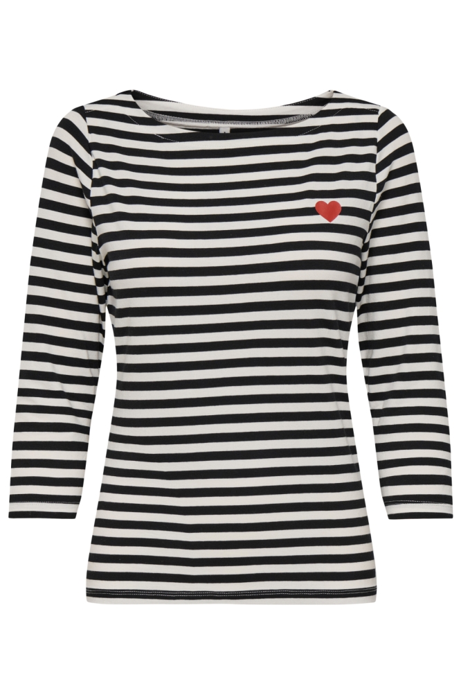 Only ecru dames t-shirt | Vooraanzicht