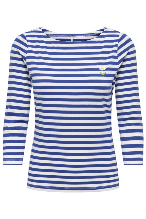 Only witte dames t-shirt | Vooraanzicht