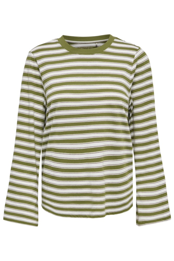 Only groene dames t-shirt | Vooraanzicht