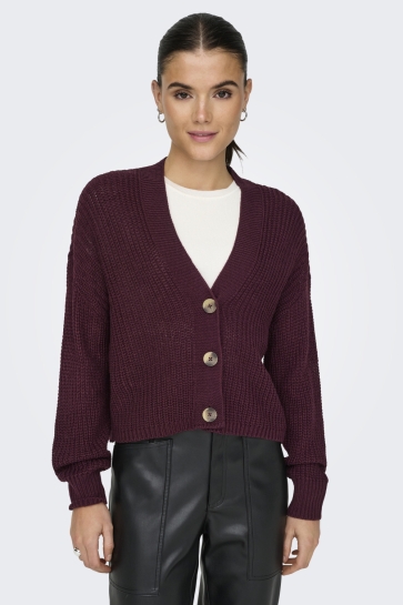 Only Vest ONLCAROL NICE L/S CARDIGAN KNT NOOS 15211521 PORT ROYALE