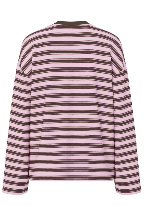 Pieces roze dames t-shirt | Achteraanzicht