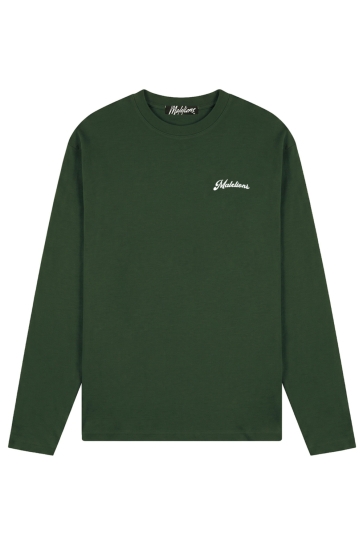 Malelions T-shirt VICTORY TASTE LONGSLEEVE T SHIRT MMB50026033 RACING GREEN