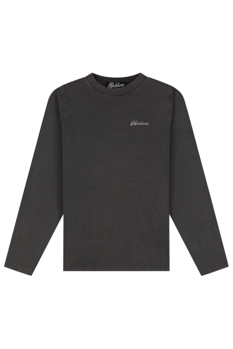 Malelions grijze heren t-shirt | Vooraanzicht