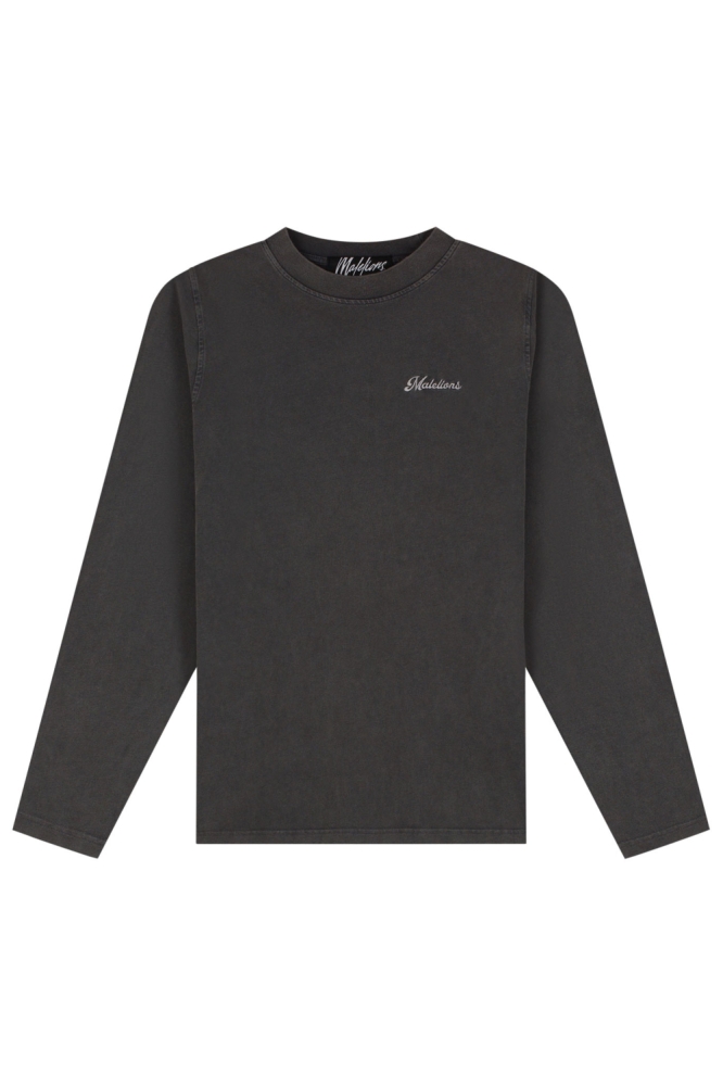 Malelions grijze heren t-shirt | Vooraanzicht