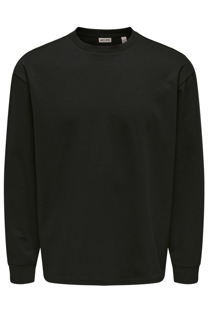 Only & Sons zwarte heren t-shirt | Vooraanzicht
