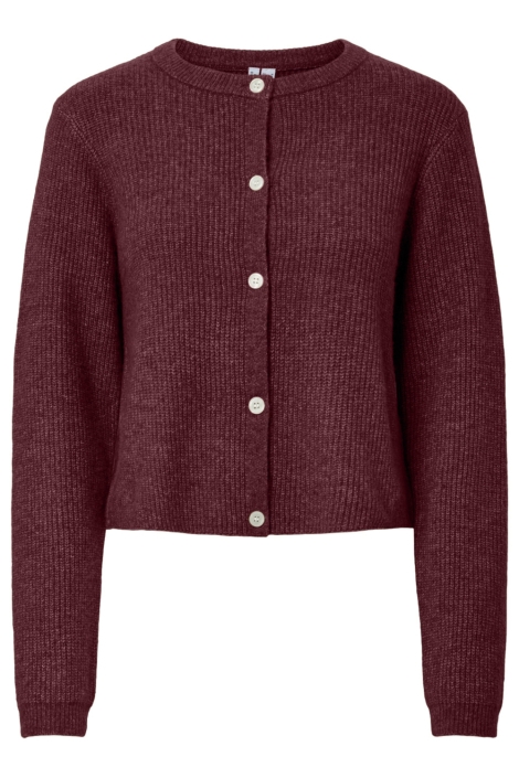 Pieces bordeaux dames vest | Vooraanzicht
