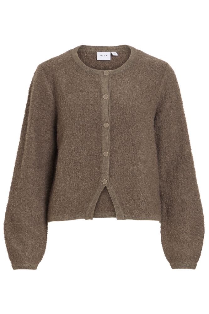 Vila camel dames vest | Vooraanzicht
