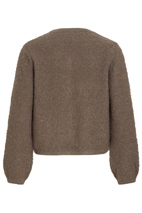 Vila camel dames vest | Achteraanzicht