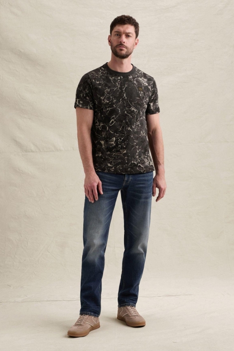 PME legend blauwe heren t-shirt | Model