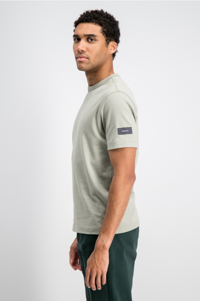 Gabbiano groene heren t-shirt | Model zijaanzicht