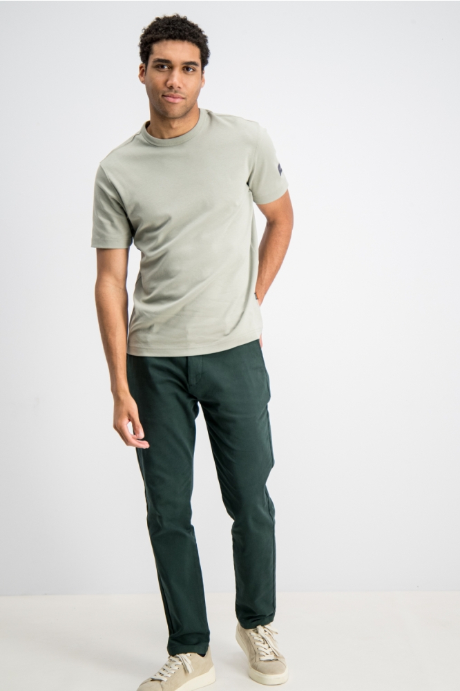 Gabbiano groene heren t-shirt | Model
