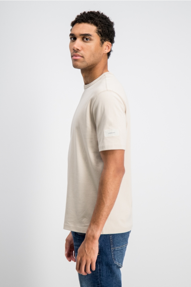 Gabbiano zand heren t-shirt | Model zijaanzicht