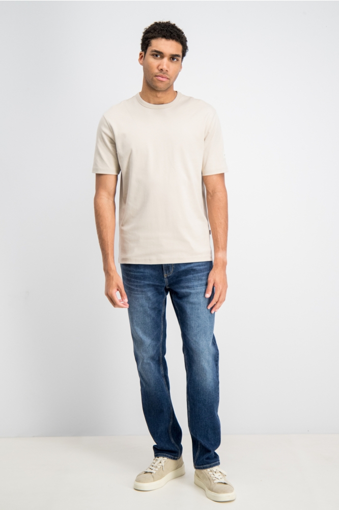 Gabbiano zand heren t-shirt | Model
