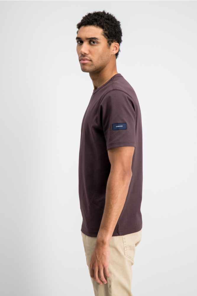 Gabbiano bordeaux heren t-shirt | Model zijaanzicht