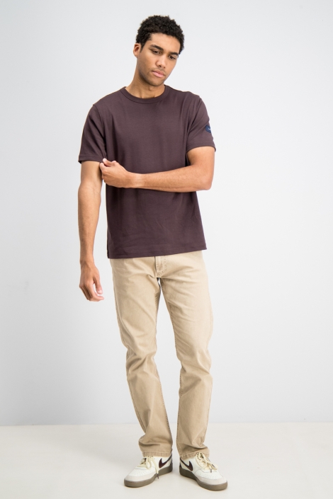 Gabbiano bordeaux heren t-shirt | Model