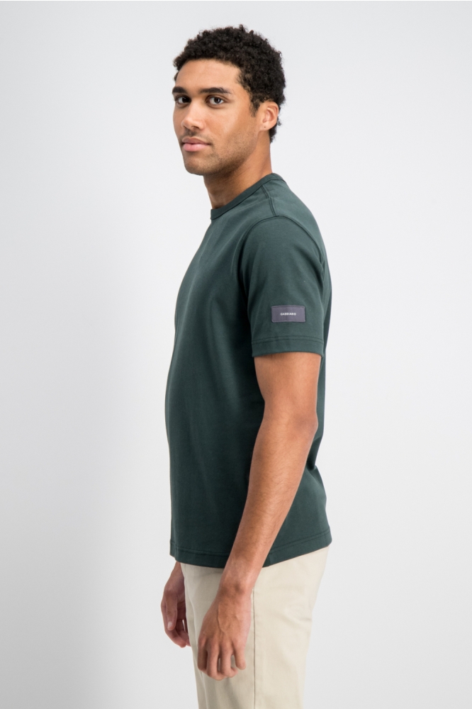 Gabbiano groene heren t-shirt | Model zijaanzicht