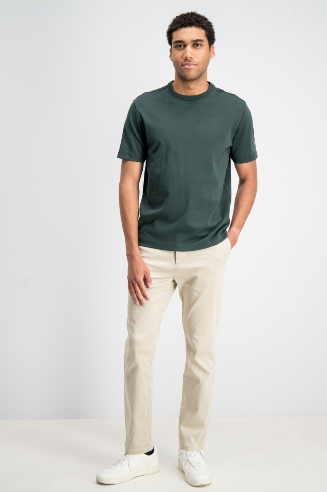 Gabbiano groene heren t-shirt | Model