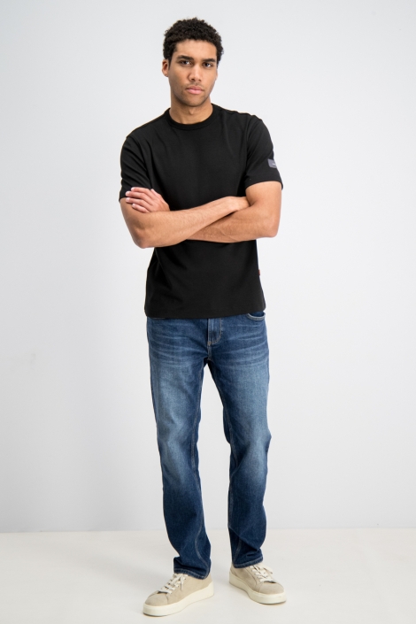 Gabbiano zwarte heren t-shirt | Model