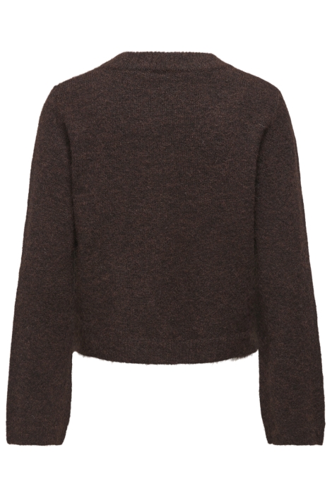 Only bruine dames vest | Achteraanzicht