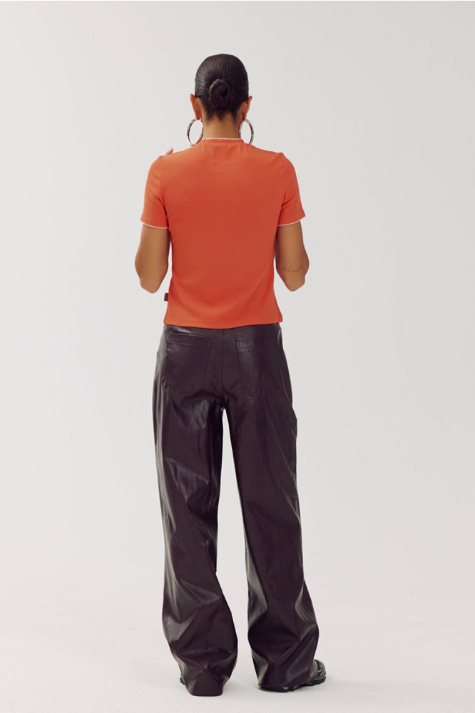 Harper & Yve oranje dames t-shirt | Model