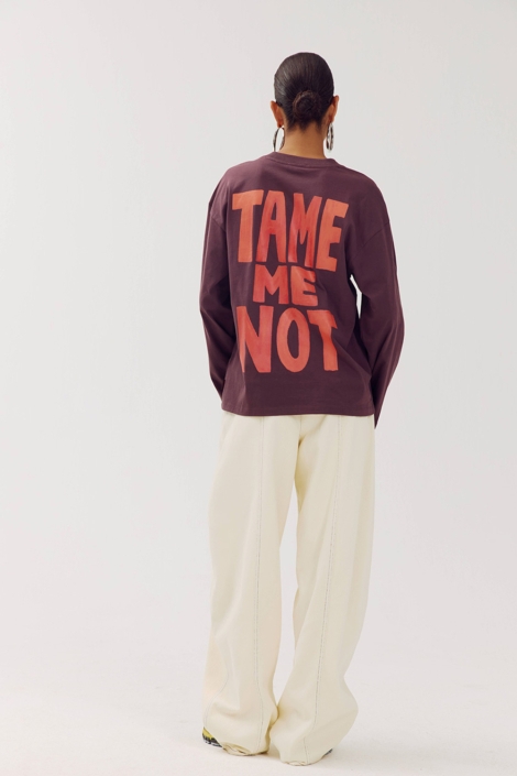 Harper & Yve paarse dames t-shirt | Model