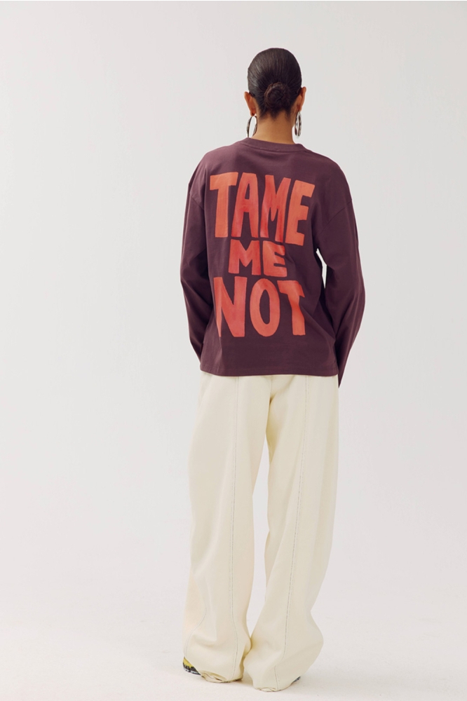 Harper & Yve paarse dames t-shirt | Model