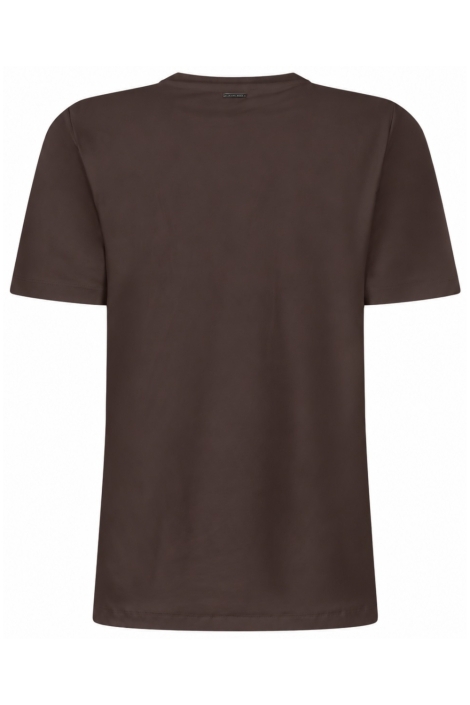 Zoso bruine dames t-shirt | Achteraanzicht