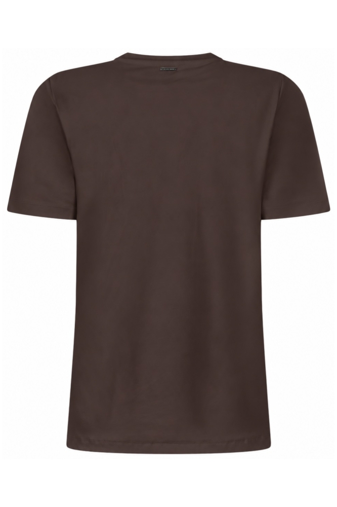 Zoso bruine dames t-shirt | Achteraanzicht
