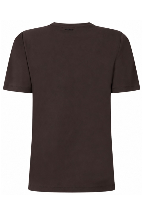 Zoso bruine dames t-shirt | Achteraanzicht