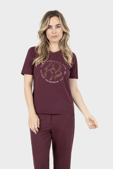 Zoso T-shirt BRITT 264 Bordeaux