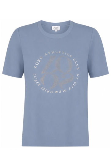 Zoso T-shirt BRITT 264 Light Blue