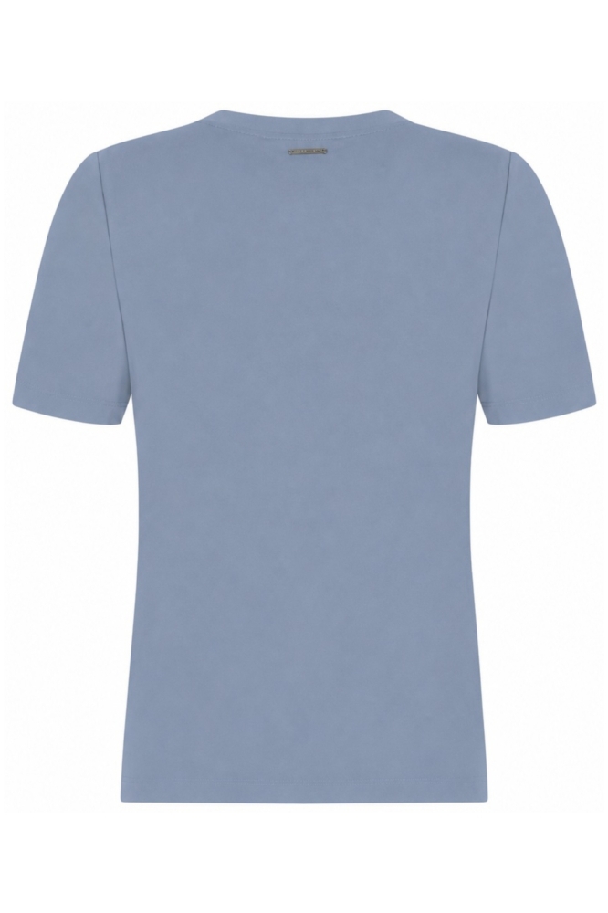 Zoso blauwe dames t-shirt | Achteraanzicht
