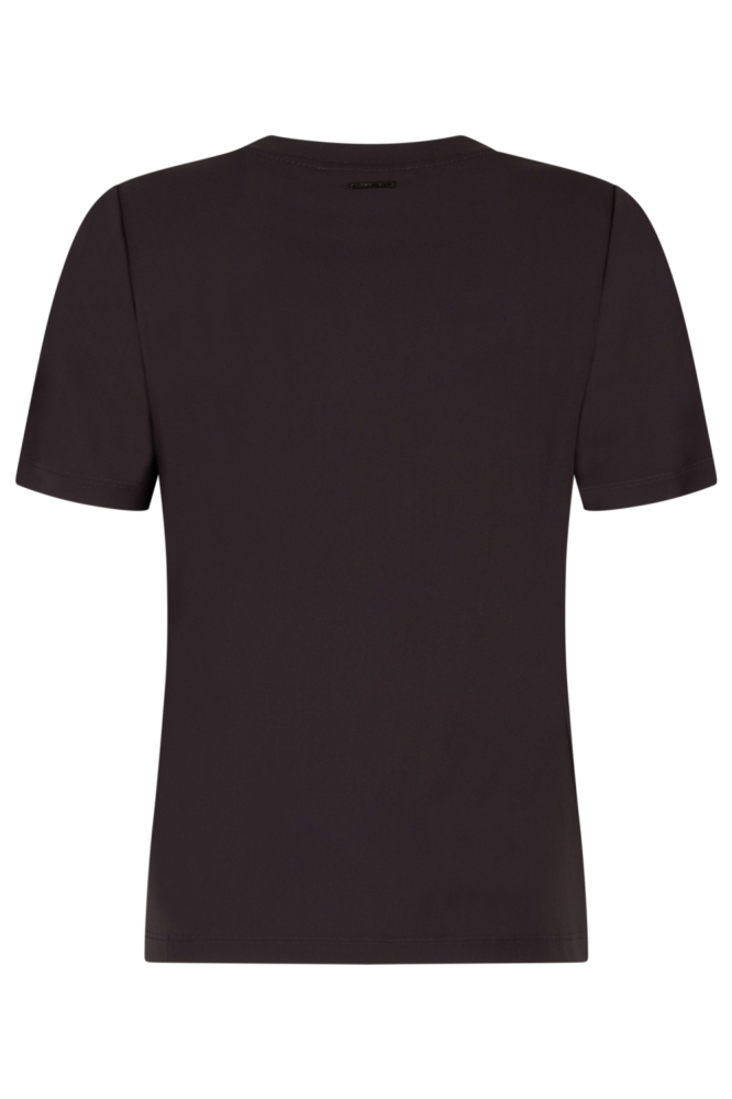 Zoso bruine dames t-shirt | Achteraanzicht