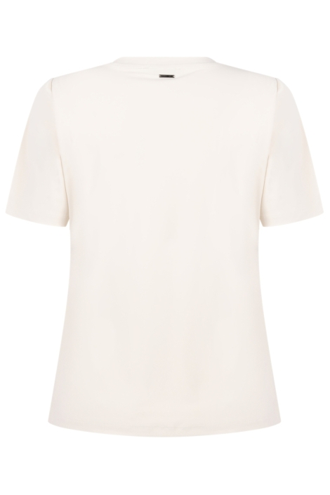 Zoso beige dames t-shirt | Achteraanzicht