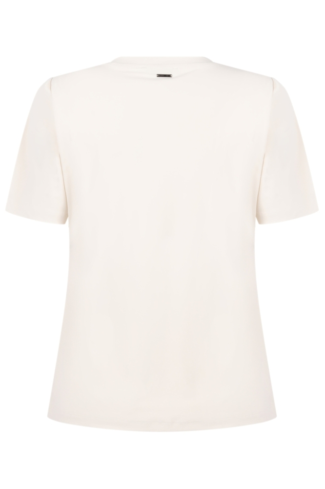 Zoso beige dames t-shirt | Achteraanzicht
