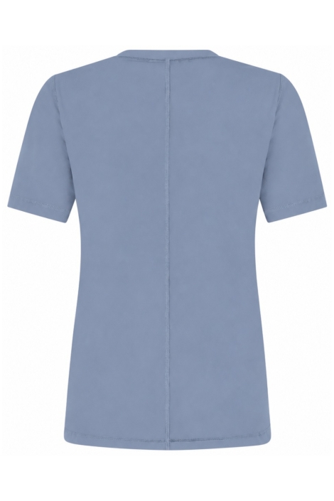Zoso blauwe dames t-shirt | Achteraanzicht