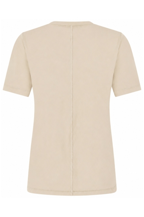 Zoso beige dames t-shirt | Achteraanzicht