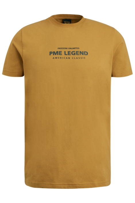 PME legend camel heren t-shirt | Vooraanzicht