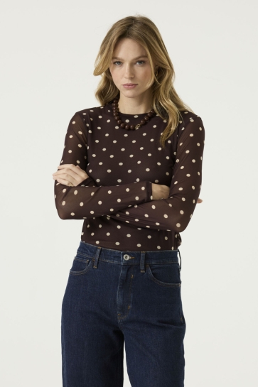 Garcia u260011_ladies t-shirt ls Bruin