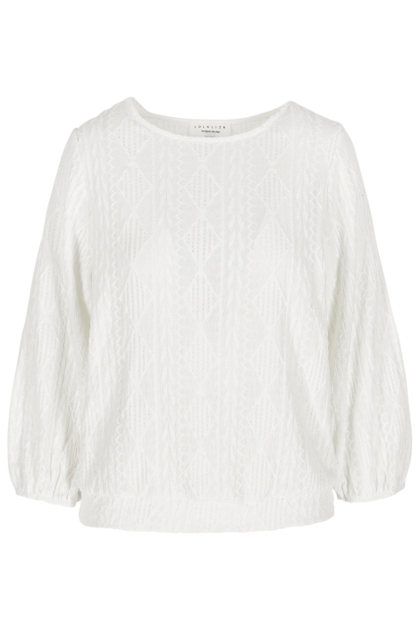 LolaLiza witte dames t-shirt | Vooraanzicht