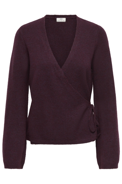 Jacqueline de Yong bordeaux dames vest | Vooraanzicht