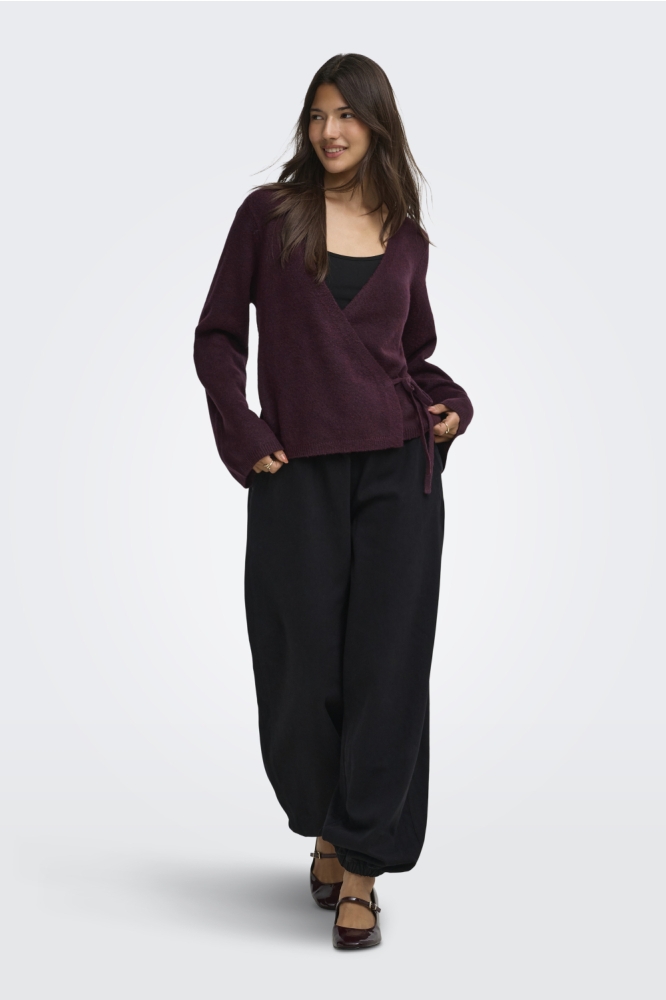 Jacqueline de Yong bordeaux dames vest | Model