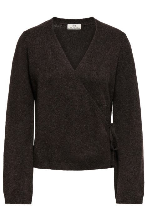 Jacqueline de Yong bruine dames vest | Vooraanzicht