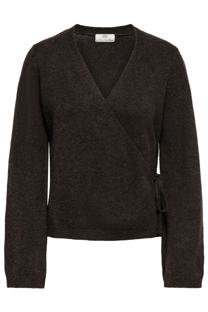 Jacqueline de Yong bruine dames vest | Vooraanzicht