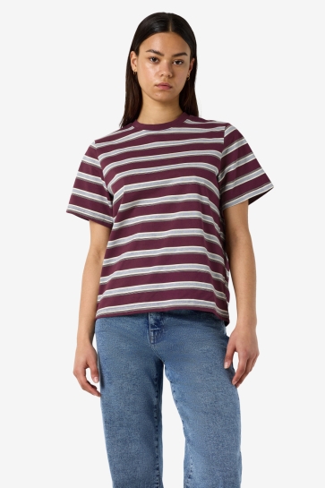 Noisy may nmember s/s t-shirt jrs noos Bordeaux