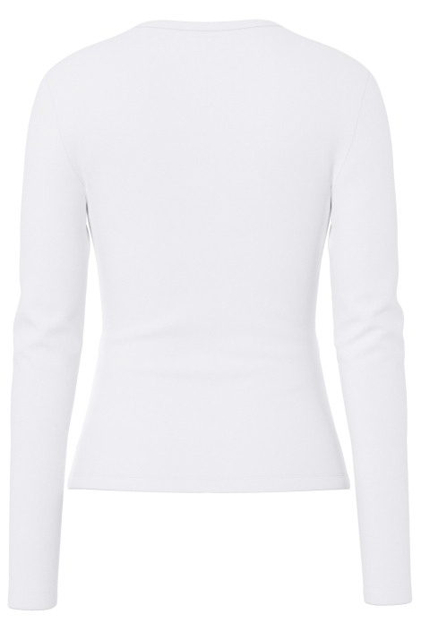 Pieces witte dames t-shirt | Achteraanzicht