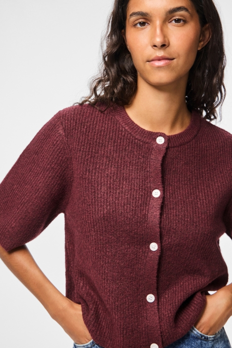 Pieces bordeaux dames vest | Model