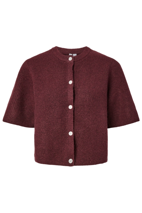 Pieces bordeaux dames vest | Vooraanzicht
