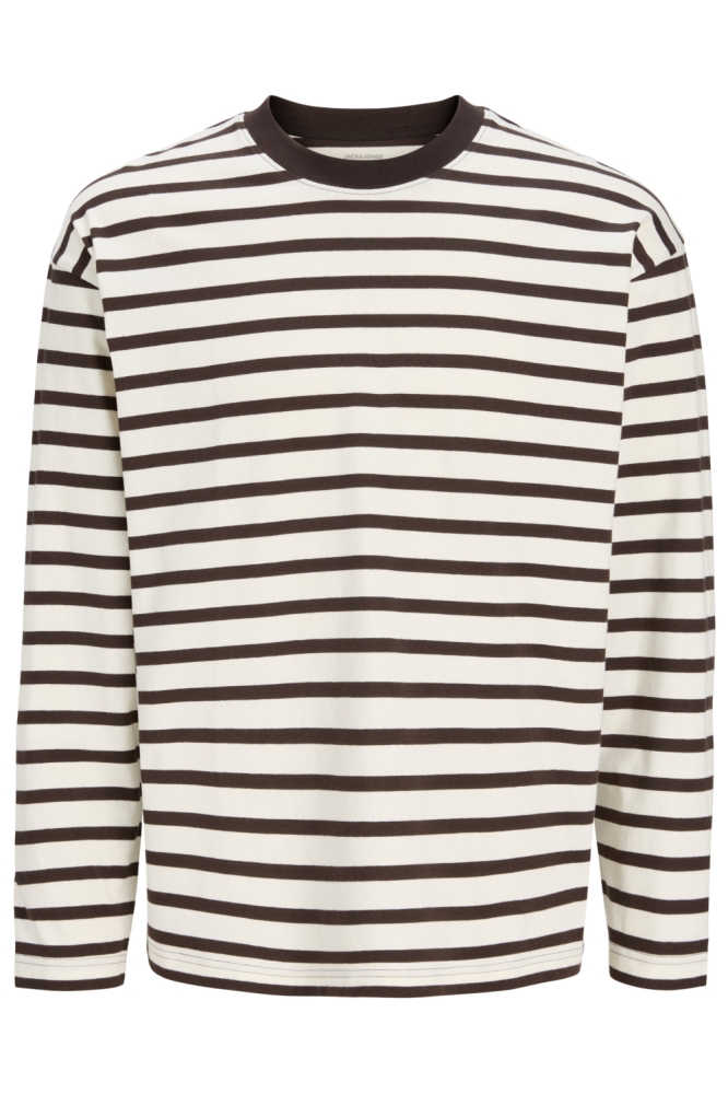 Jack & Jones bruine heren t-shirt | Vooraanzicht